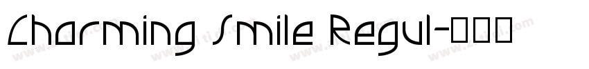 Charming Smile Regul字体转换